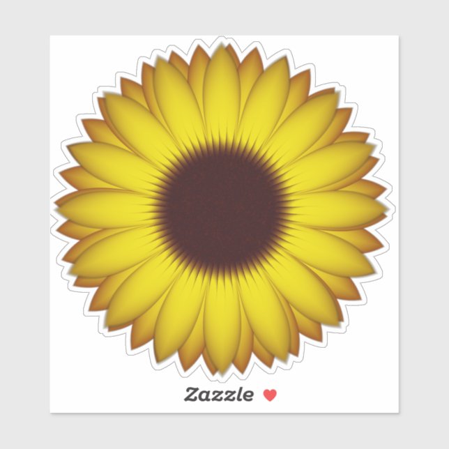 Sticker Tournesol  (Feuille)