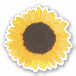 Sticker Tournesol jaune