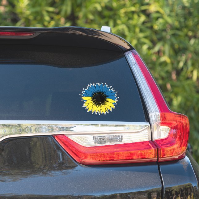 Sticker Tournesol ukrainien (Côté voiture)