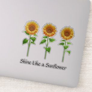 Sticker Tournesols (brillants) - Briller comme un tourneso