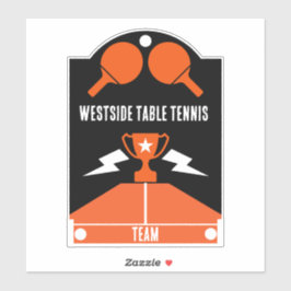 Sticker Tournoi de tennis de table
