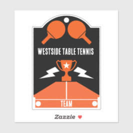 Sticker Tournoi de tennis de table