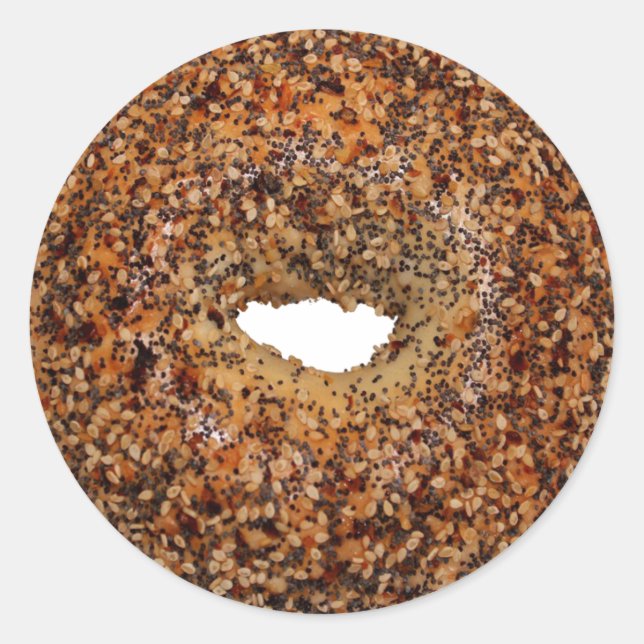 Sticker tout Bagel Classic rond (Devant)