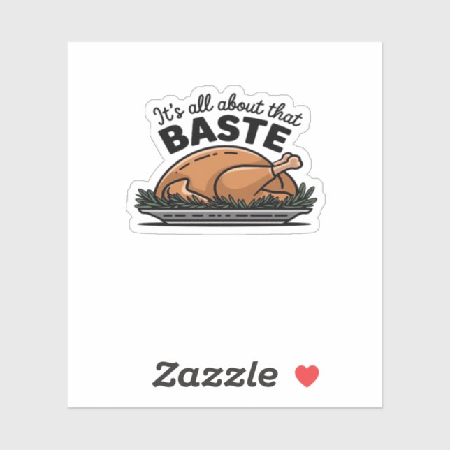 Sticker Tout Sur Ce Baste Noël Classique (Feuille)