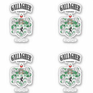 Sticker Traductions et signification irlandaises de Gallag