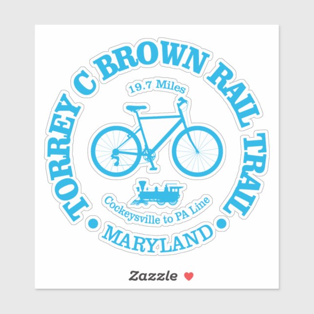Sticker Trail Brown Torrey C (cyclisme) (Feuille)