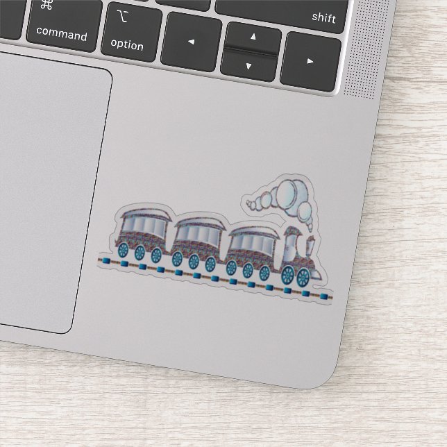 Sticker Train de jouets (Détail)