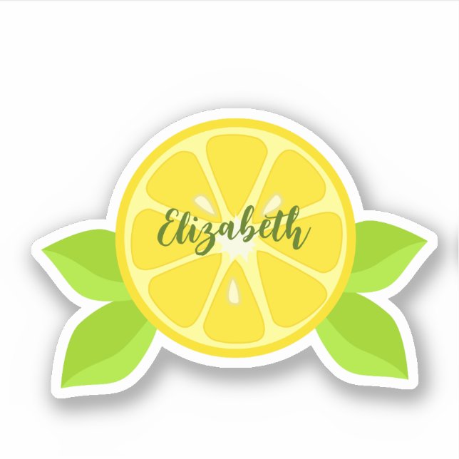Sticker Tranche de citron (Devant)