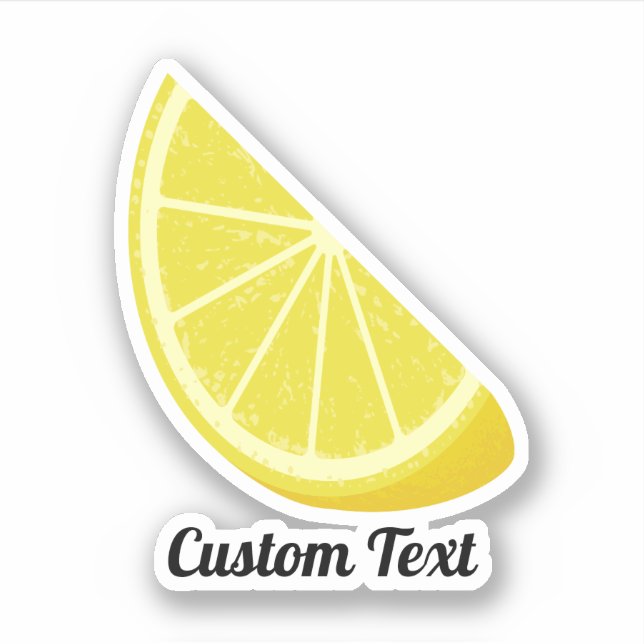 Sticker Tranche de citron (Devant)
