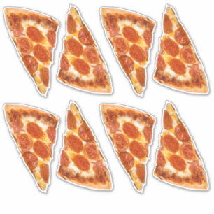 Sticker Tranche de pizza de pepperoni
