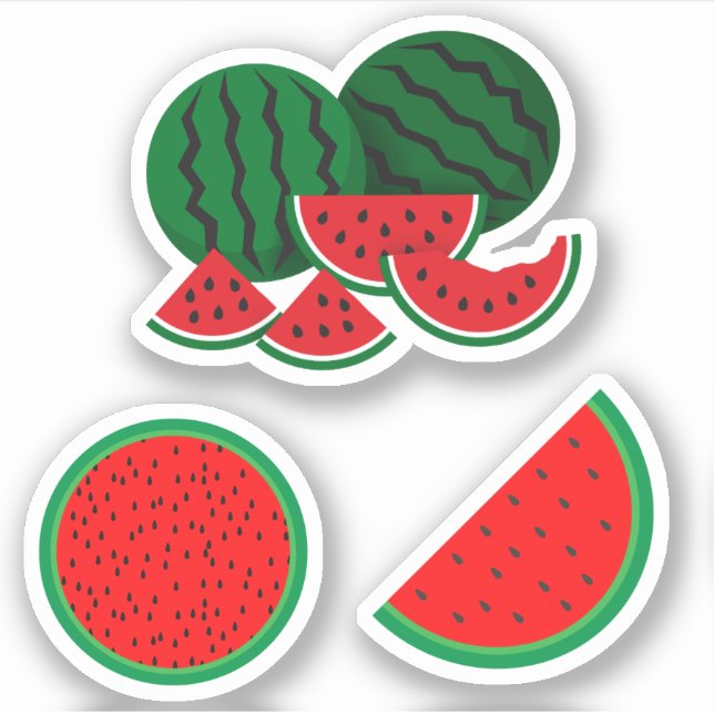 Sticker Tranches de pastèque (Devant)