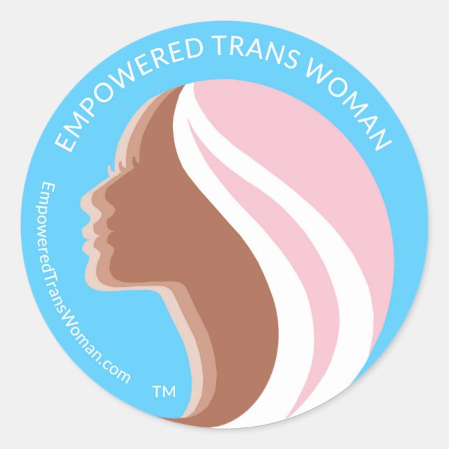 Sticker Trans Woman 3" (#A) de 6 feuilles (Devant)