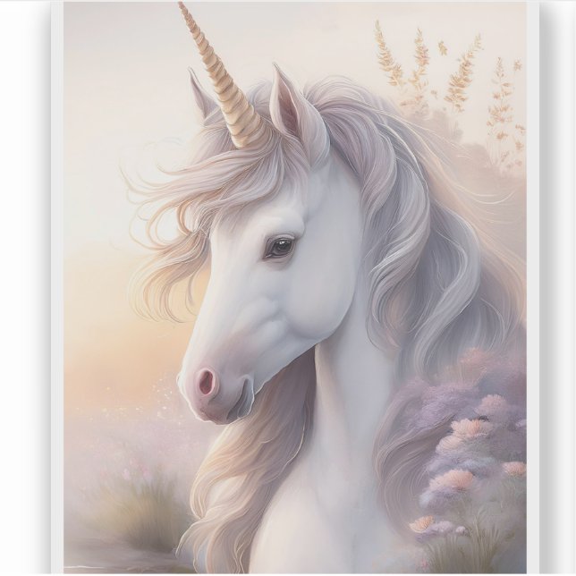 Sticker transparent Unicorn Imaginaire (Devant)