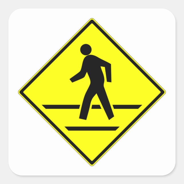Sticker très amusant Classic Cross Walk (Devant)