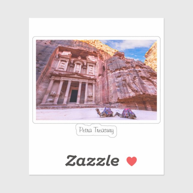 Sticker Trésor de Petra (Feuille)