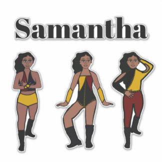 Sticker Tri Style Dancer Gold Cherry #1