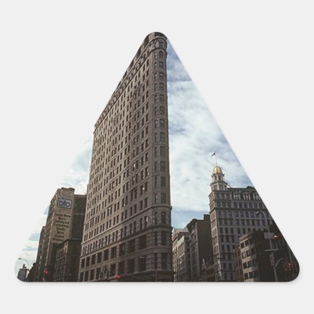 Sticker triangle NYC Flatiron Bldg New York City (Devant)