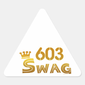 Sticker Triangulaire 603 New Hampshire Swag