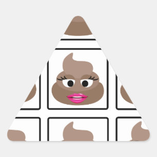 Sticker Triangulaire Afficher plusieurs faces