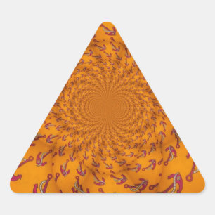 Sticker Triangulaire Ancre Kaleidoscope