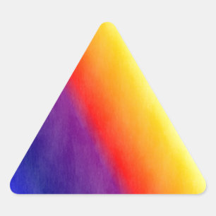 Sticker Triangulaire Arc-en-ciel