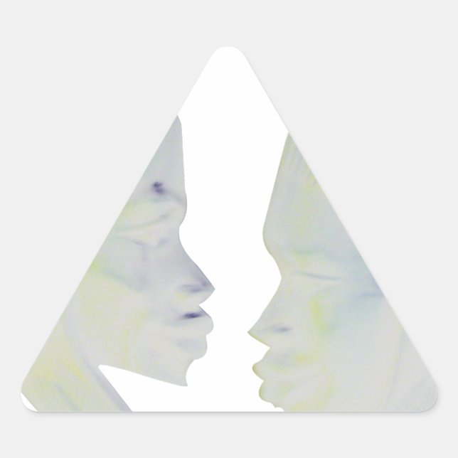 Sticker Triangulaire Architecture africaine Hakuna Matata (Devant)