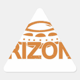 Sticker Triangulaire Arizona UFO