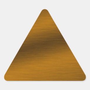 Sticker Triangulaire Arrière - plan de bronze brossé