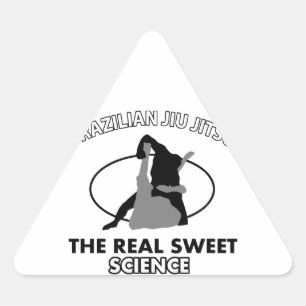 Sticker Triangulaire Arts martiaux de Jiu Jitsu de Brésilien