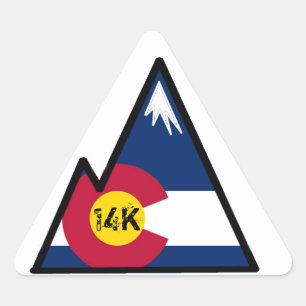 Sticker Triangulaire bagger haut de gamme colorado 14k