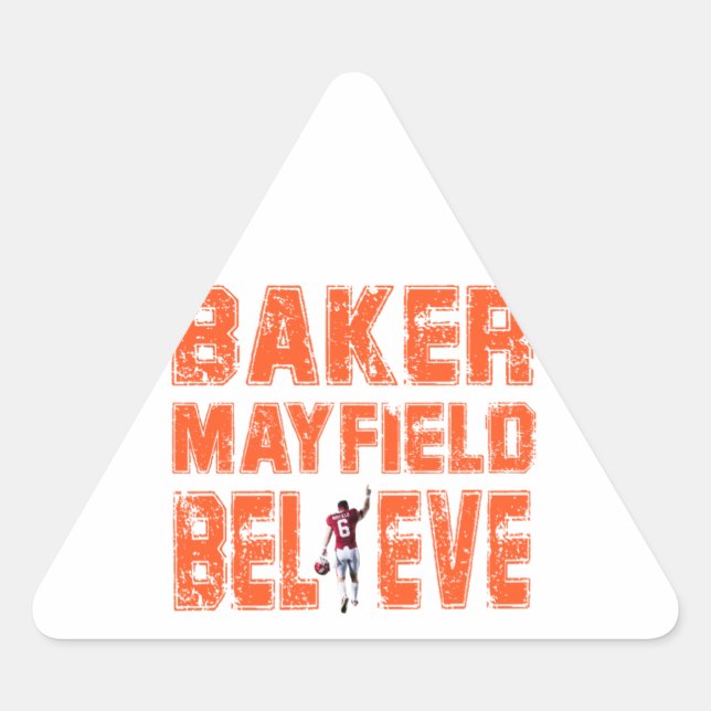 Sticker Triangulaire Baker Mayfield Essential Cool T-shirt  Essential  (Devant)