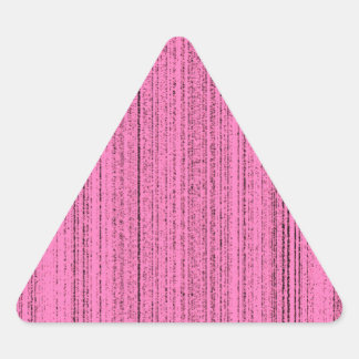 Sticker Triangulaire Bandes roses