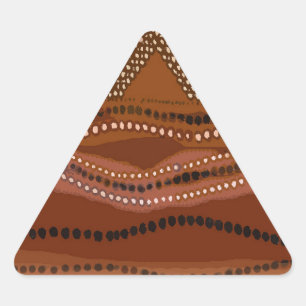 Sticker Triangulaire Batik des Caraïbes - Petit