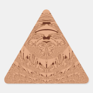 Sticker Triangulaire Belle belle Africaine motif vectoriel tête Lion