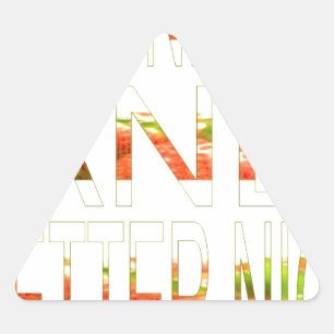 Sticker Triangulaire Bonne journée