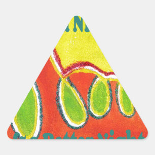 Sticker Triangulaire Bonne journée et meilleure nuit avec gratitude