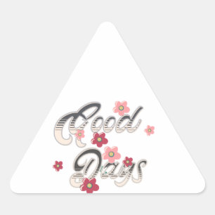 Sticker Triangulaire bons jours
