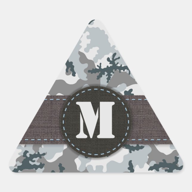 Sticker Triangulaire Camouflage urbain (Devant)
