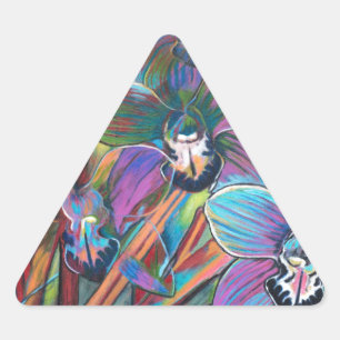 Sticker Triangulaire Carnaval de Cymbidium 2