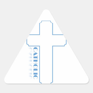 Sticker Triangulaire catholique