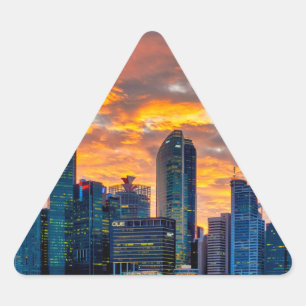 Sticker Triangulaire Centre-ville