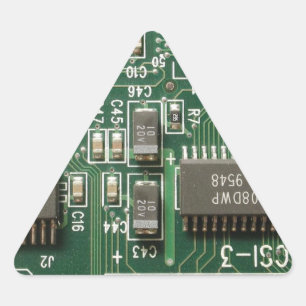 Sticker Triangulaire Conception de carte