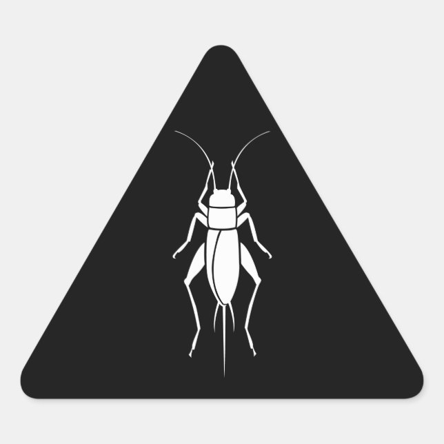 Sticker Triangulaire Cricket (Devant)