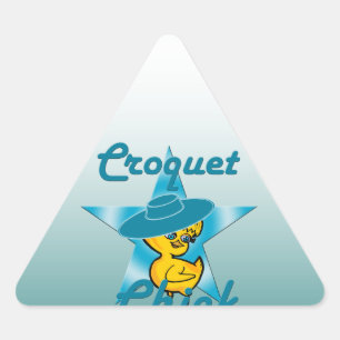 Sticker Triangulaire Croquet Chick #7