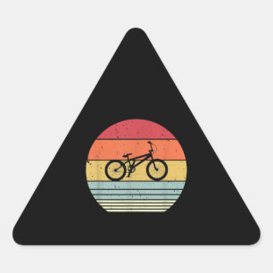 Sticker Triangulaire Cycling style Bmx