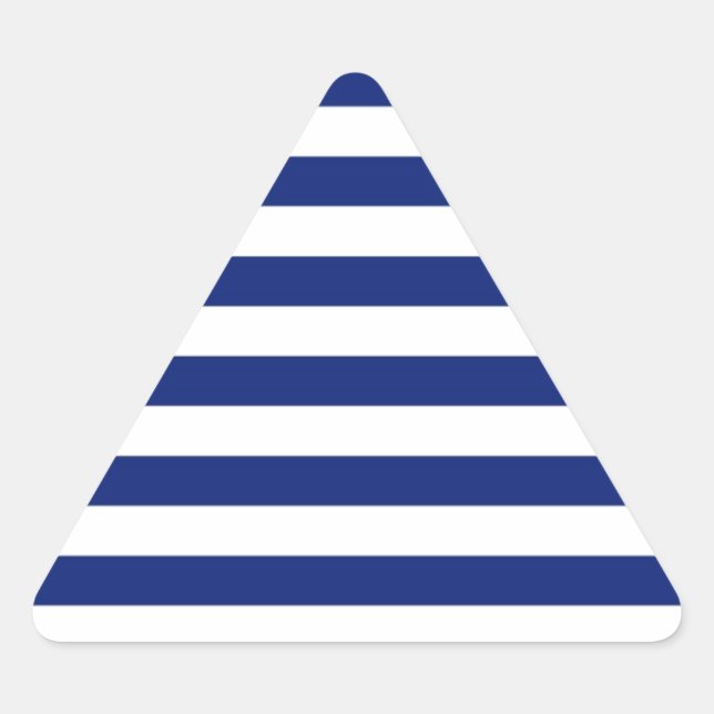Sticker Triangulaire Décor Nautique (Devant)