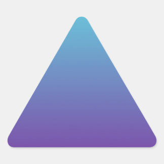 Sticker Triangulaire Dégradé de fond simple Turquoise Bleu Violet