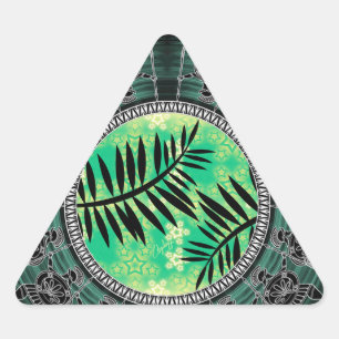 Sticker Triangulaire Dessins de masquage de l'art grec