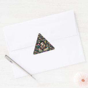 Sticker Triangulaire Devis Fantaisie sur toute l'impression
