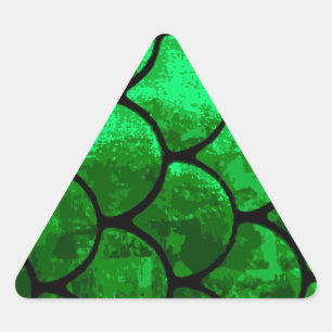 Sticker Triangulaire écailles de poisson